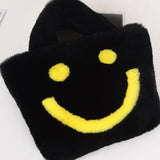 Fluffy Smiley Face Handbag