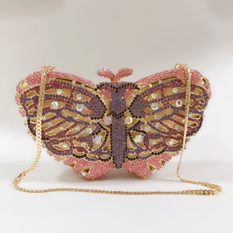 Crystal Butterfly Diamond Bag