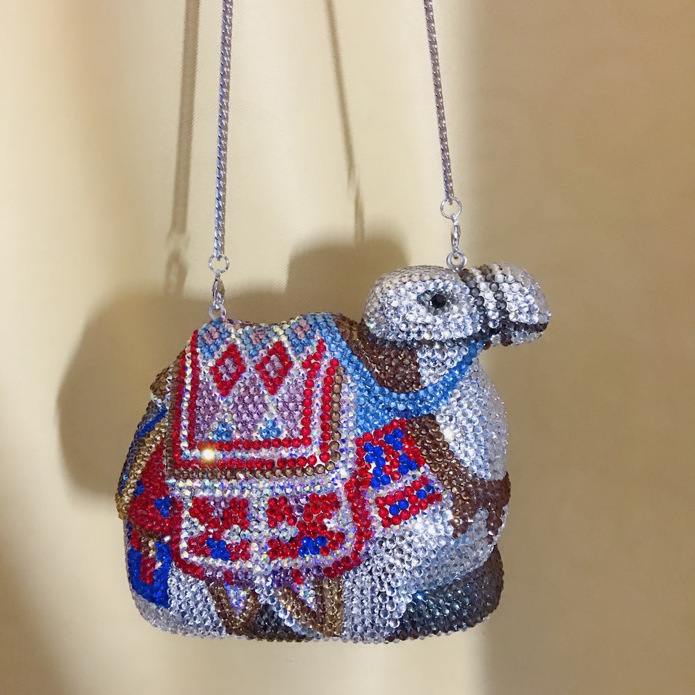 Camel Diamond Bag