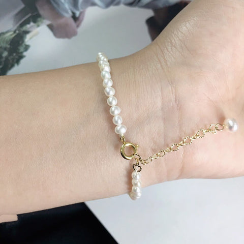 Freshwater Pearl Small Pearl Bracelet  Mini Pearl Bracelet  Simple And Versatile