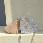 Heart Shaped Diamond Clutch