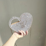 Heart Shaped Diamond Clutch