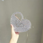 Heart Shaped Diamond Clutch