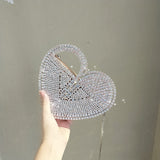 Heart Shaped Diamond Clutch