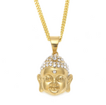 Austrian Rhinestone Buddha Necklace