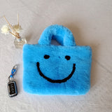 Fluffy Smiley Face Handbag