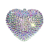 Love Heart Shaped Diamond Crystal Bag