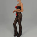 New Lace Tube Top Jumpsuit Women