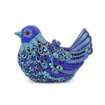 Bird And Peace Dove Animal Jewel Pack Rhinestone Dinner Bag