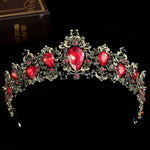 Baroque Rhinestone Crystal Bridal Crown