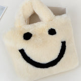 Fluffy Smiley Face Handbag