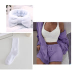 3 Pieces Of Fashionable Ladies Plush Home Clothes