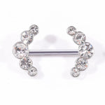 Crystal Rhinestone Breast Ring