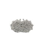 Hollow Flower Bag Portable Diamond Rhinestone Clutch