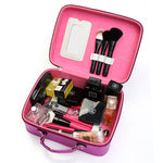 High-end Cosmetic Case With Diamond Cosmetic Bag PU Portable