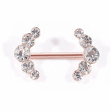 Crystal Rhinestone Breast Ring