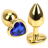 Men's And Women's Fashion Love Gold Butt Plug