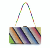 Hot Diamond Rainbow Bag Women's Dinner Handheld Bag