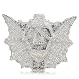 Crystal Skull Bat Diamond Bag