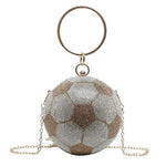 Ladies Rhinestone Ball Diagonal Bag