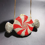 Peppermint Candy Shape Diamond Bag