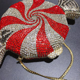 Peppermint Candy Shape Diamond Bag