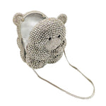 Bear Diamond Party Clutch Ladies Evening Bag