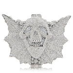 Crystal Skull Bat Diamond Bag