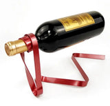 Floating Ribbon Wine Rack