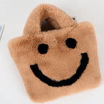 Fluffy Smiley Face Handbag