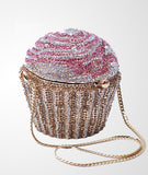 Cupcake Crystal Diamond Bag