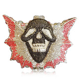 Crystal Skull Bat Diamond Bag