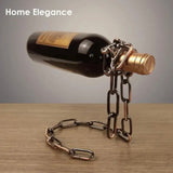 Floating Chain Wine Rack