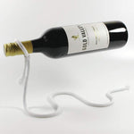 Floating Rope Wine Rack