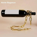 Floating Chain Wine Rack