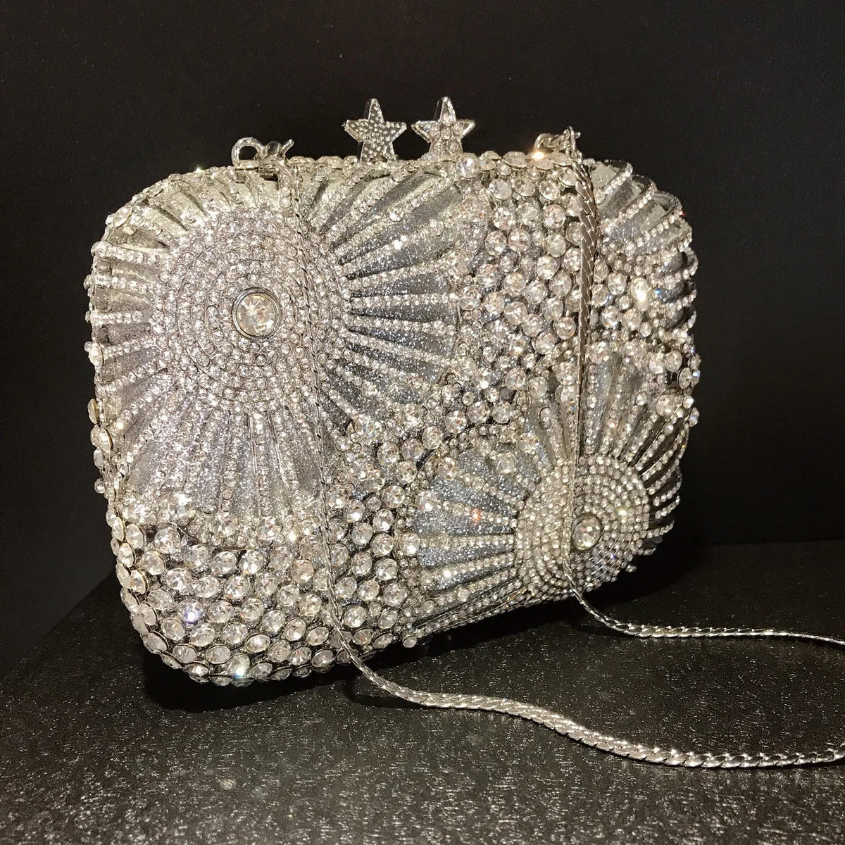 Dazzling Crystal Clutch