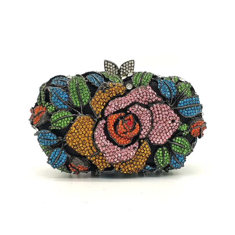 Rose Crystal Clutch