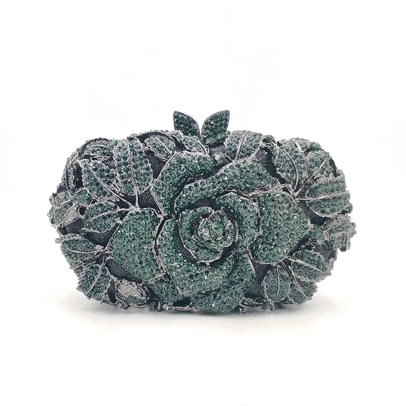 Rose Crystal Clutch