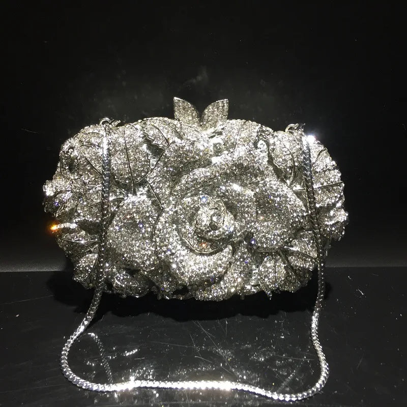Rose Crystal Clutch
