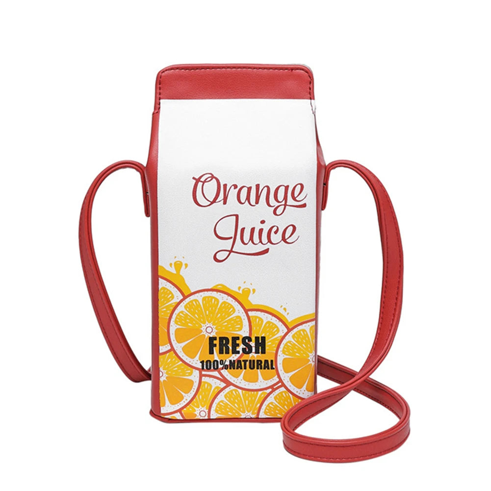 Milk Or Juice Box Crossbody Bag