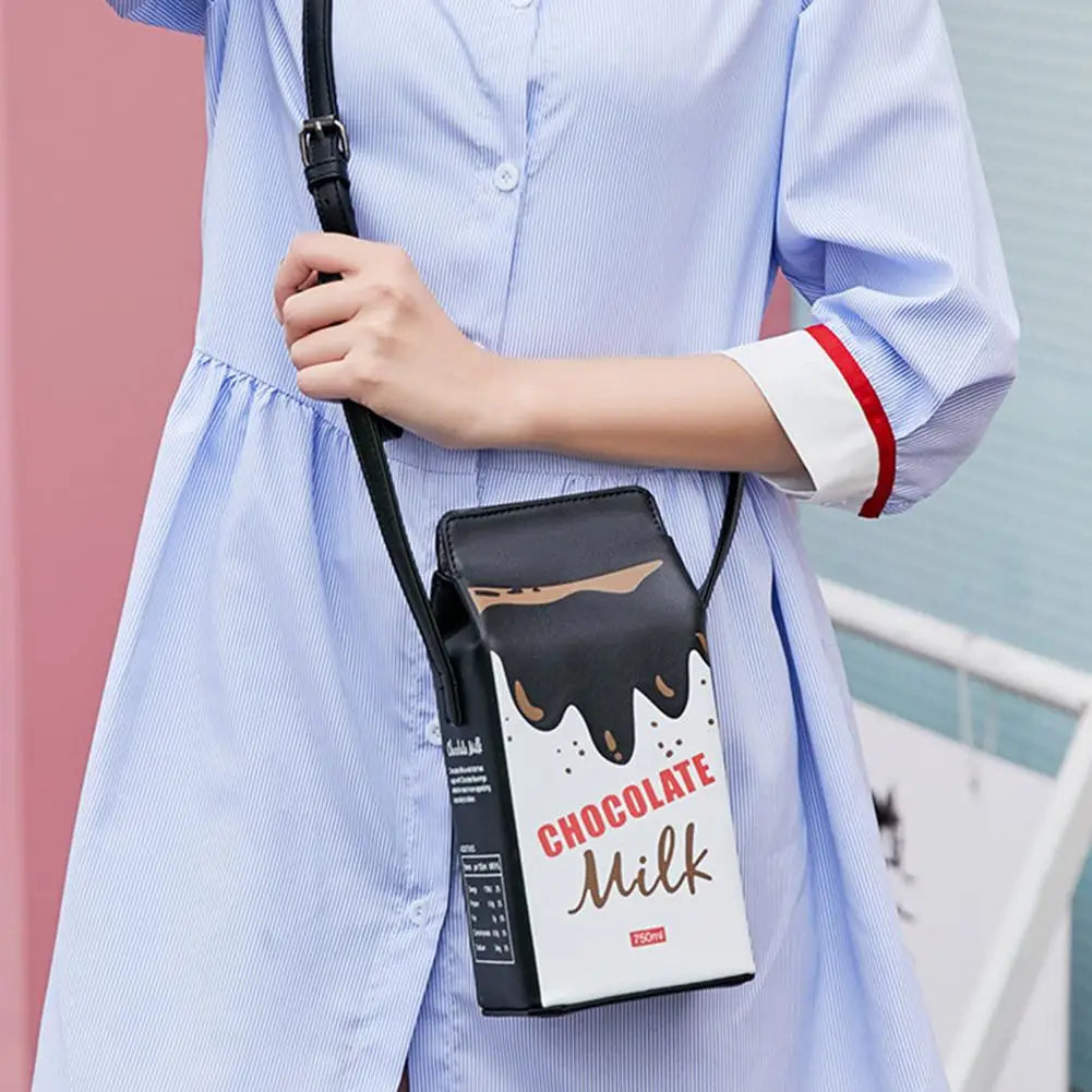 Milk Or Juice Box Crossbody Bag