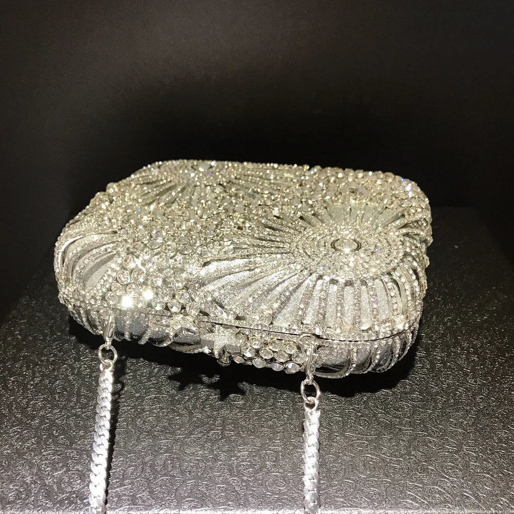 Dazzling Crystal Clutch