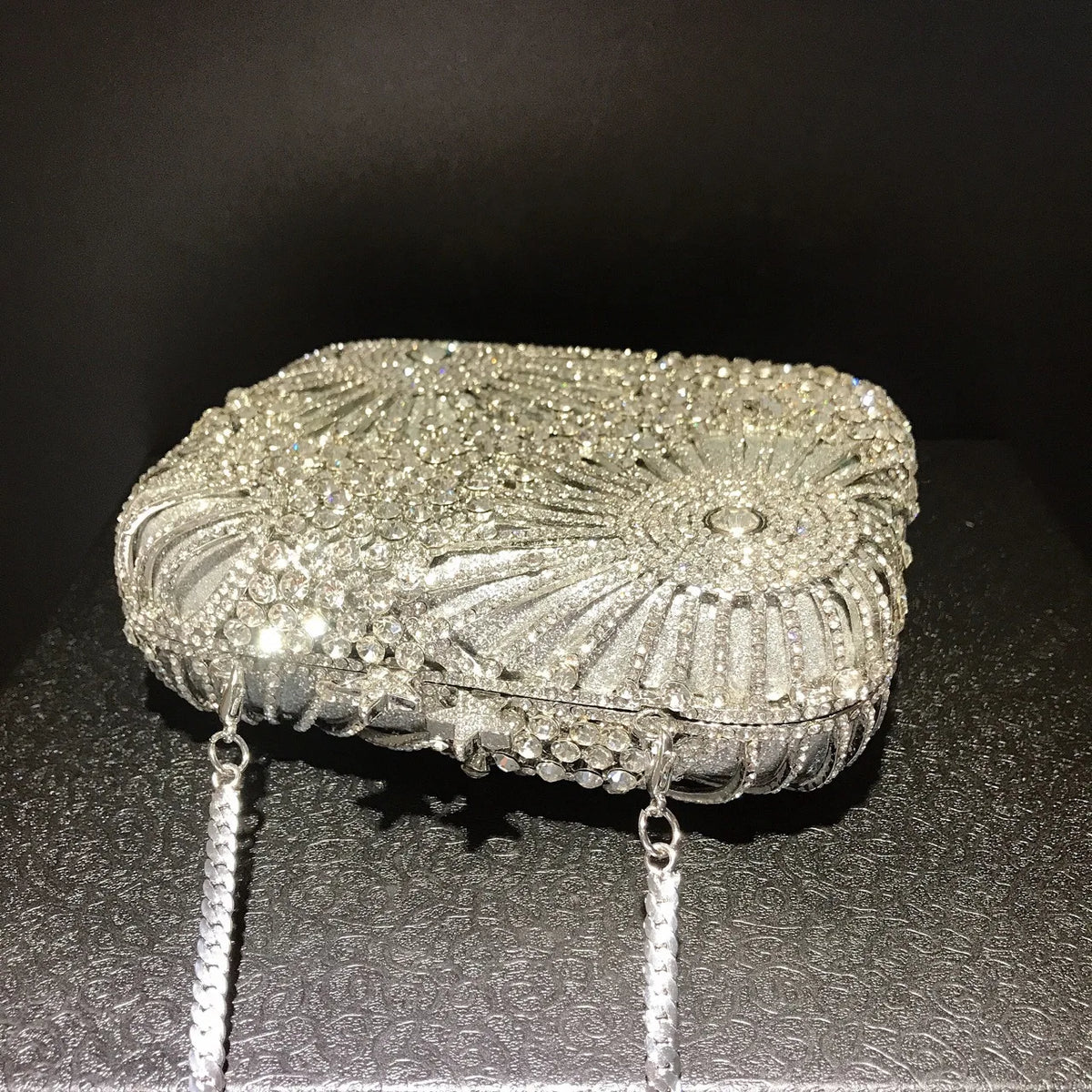 Dazzling Crystal Clutch