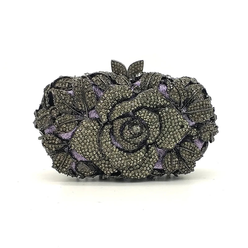 Rose Crystal Clutch