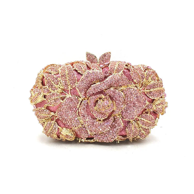 Rose Crystal Clutch