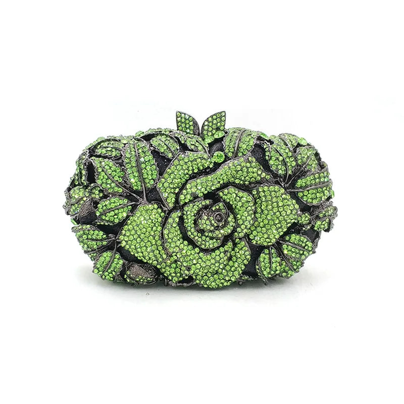 Rose Crystal Clutch