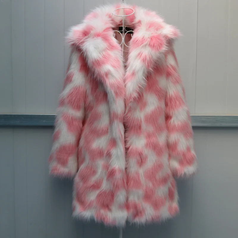 Cotton Candy Fur Coat