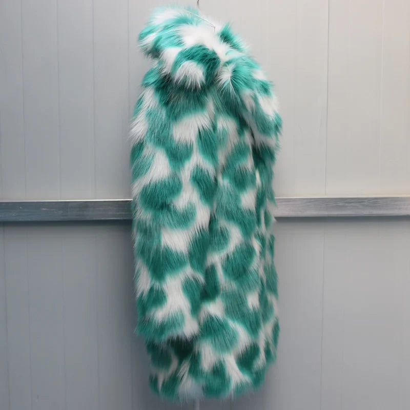 Cotton Candy Fur Coat