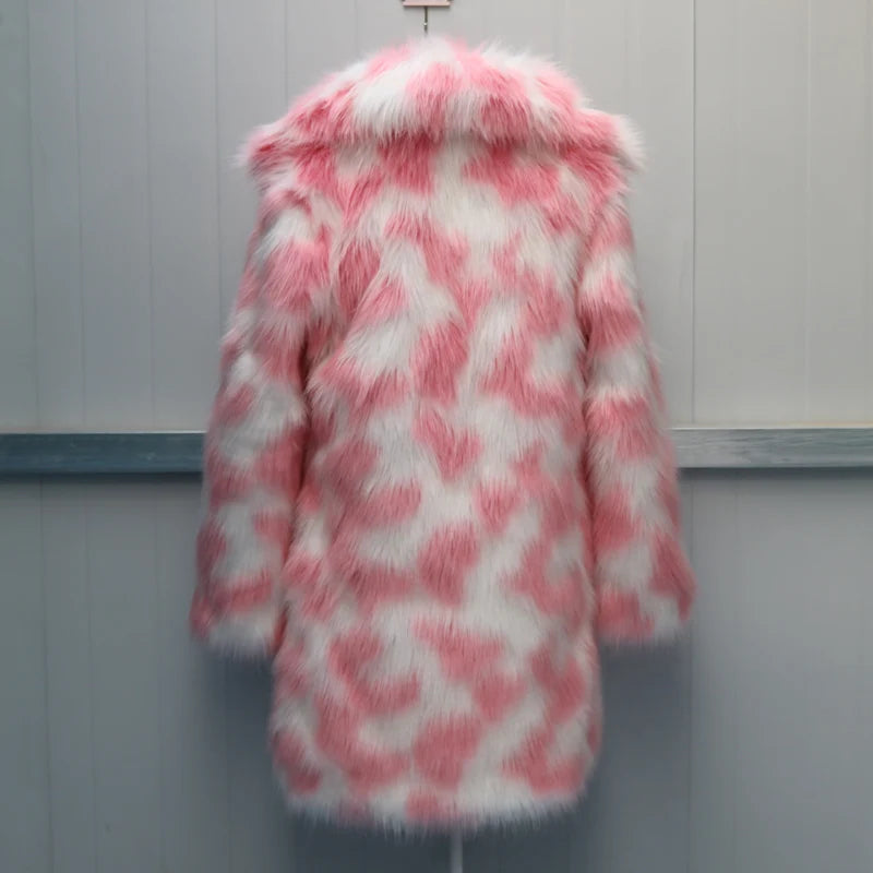 Cotton Candy Fur Coat