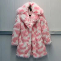 Cotton Candy Fur Coat